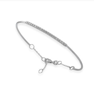 BRACCIALE A SCHIAVA CON BRILLANTI - 90343/2