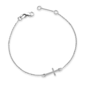 BRACCIALE CON CROCETTA IN ORIZZONTALE