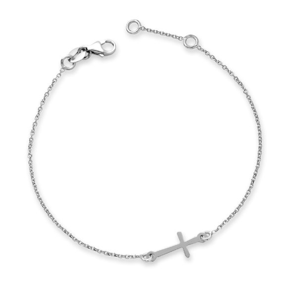 BRACCIALE CON CROCETTA IN ORIZZONTALE