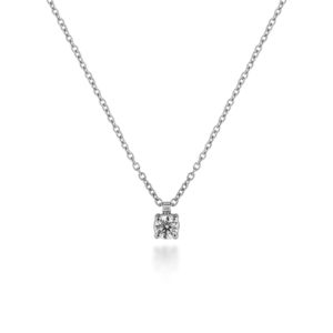 COLLANA CON BRILLANTE PUNTO LUCE