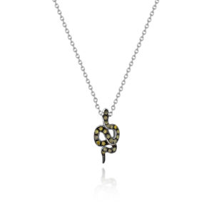 COLLANA CON SERPENTE IN BRILLANTI
